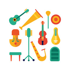 music icons set