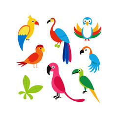 Obraz premium set of birds