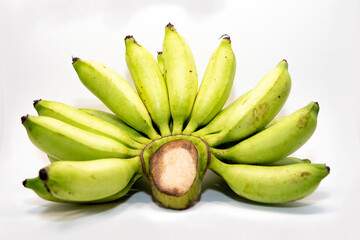 Lady finger bananas (also known as sugar bananas, fig bananas, or date bananas).