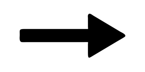 Ícone de seta preta em vetor SVG ou PNG

