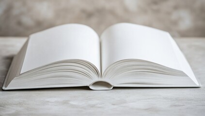 Open book with blank pages (4)