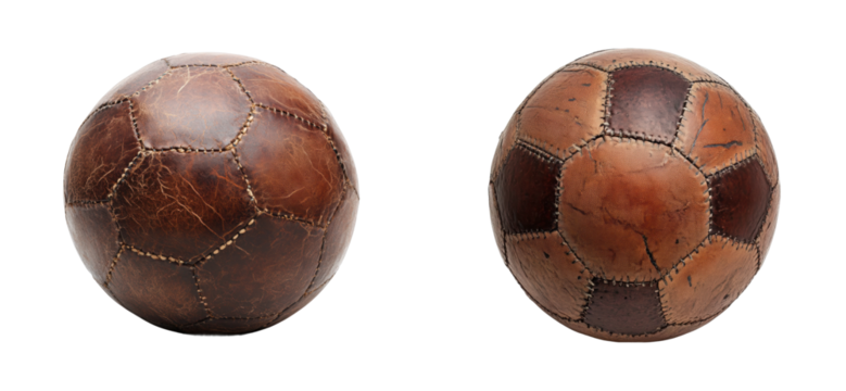 Soccer ball comparison sports field product. Cut out set