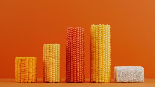 Economic trends in inflation corn prices rise amidst changing markets agriculture analytics indoor data visualization