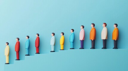 Economic trends in unemployment visualizing job market changes infographic digital art conceptual perspective