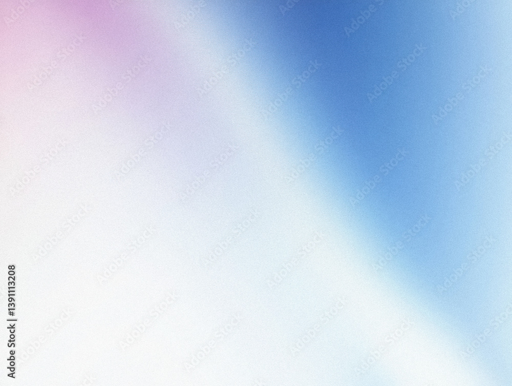 Poster bright blue and white modern abstract gradient background with a clean diagonal transition and subtl