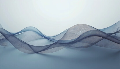 abstract blue background, Generative AI