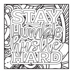 inspirational quote coloring pages for adults. hand drawn alphabet letters