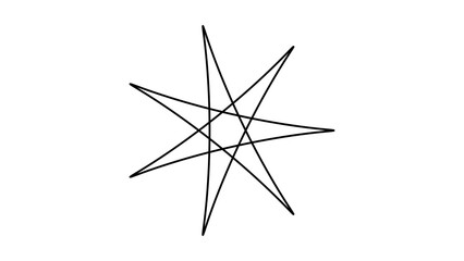 Accurate Hypocycloid Closed Vector Path for Animation and Graphic Design