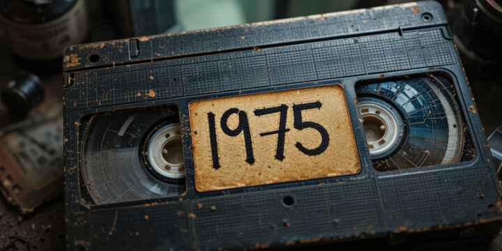 Vintage video cassette from 1975 brings back memories of nostalgia