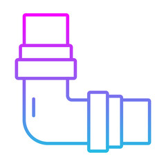 Fototapeta premium Plastic Pipe Icon