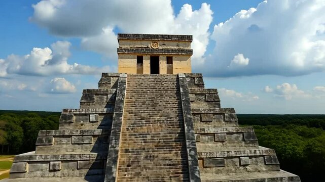 Ancient Ruins of Chich&eacute;n Itz&aacute; in Yucat&aacute;n, Mexico