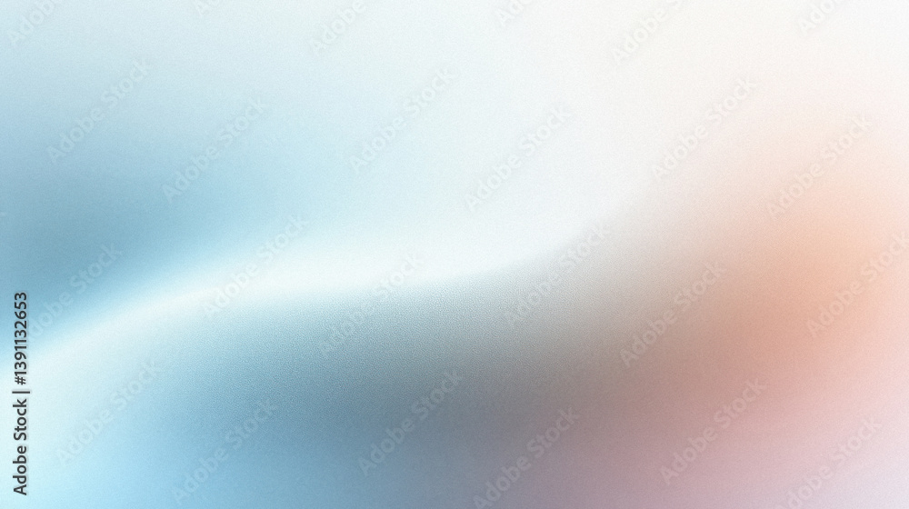 Poster soft blue and beige modern abstract gradient background with smooth wave-like blending and subtle no