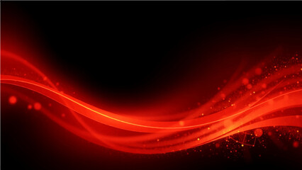 Black and red , orange, gray ‘ gold gradiant smooth light lines dots background. Vector illustration
