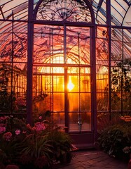 ornamental greenhouse - Generated image