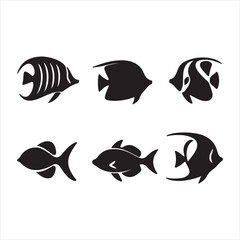 vector illustration of a fish