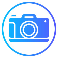 camera gradient icon