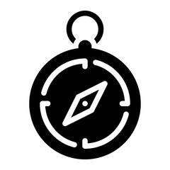 compass glyph icon