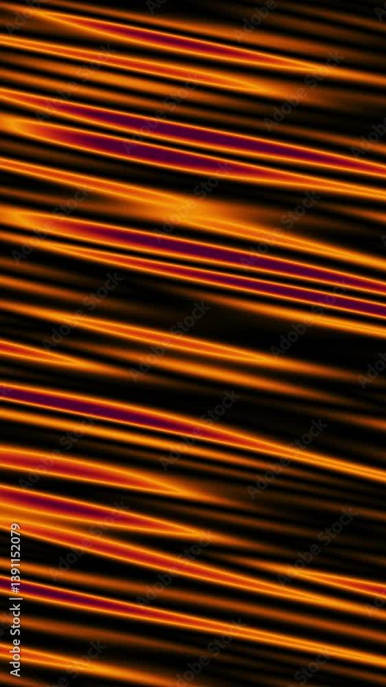 Wall mural abstract background glowing wave pattern lines. neon energy texture. animation seamless loop. luxury