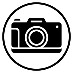 camera glyph icon