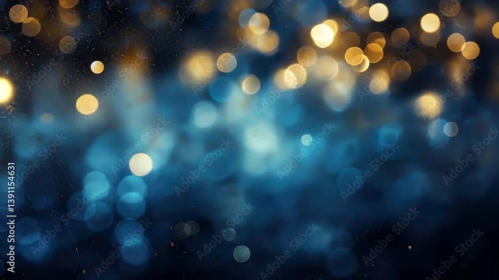Poster abstract bokeh elegance: capture the beauty of soft focus and blurred lights in an artistic display 
