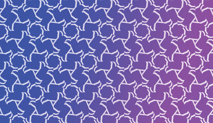 Obraz premium Vector Geometric Pattern with gradient backgroun. Triangles Curved Line. For Wallpaper, Presentation Background, Interior Design, Fashion Print