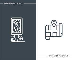 Minimalist Navigation Icon Set