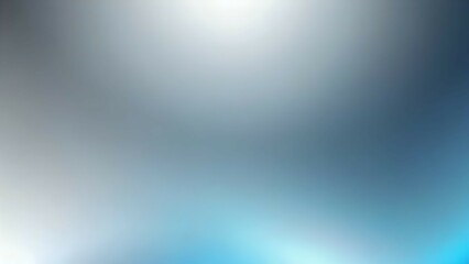 Cool gradient background in silver grey and ice blue tones, clean glow with smooth grainy surface, futuristic and tech-inspired style.