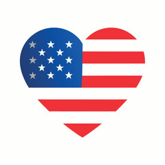 US flag for memorial day style 