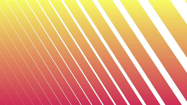 A moving background of colorful stripes in shades of tones orange to yellow. The stripes are thin and arranged in a way that creates a sense of movement and energy. The scene is vibrant and dynamic.