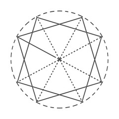 Square vector geometric background design 