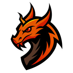 Dragon mascot logo