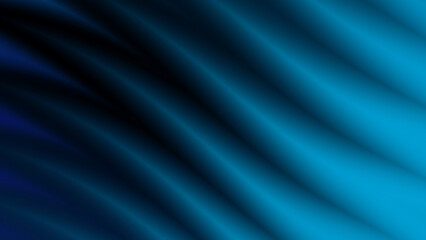 Elegant Blue fade Gradient Waves Abstract Background with Smooth Light Effect