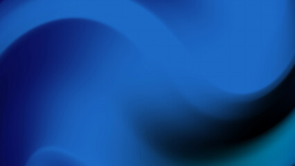 Blue Neon Abstract Background with Smooth Light Gradient Waves