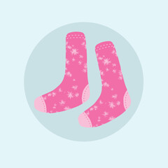 a sock design with many kinds of patterns and motifs