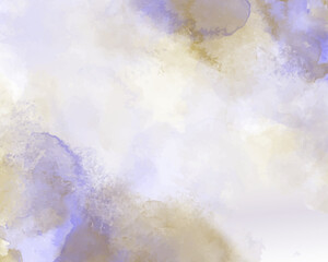 Abstract colorful watercolor for background. Digital art painting.