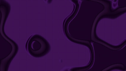 Dark Purple Liquid Abstract Background with Smooth Fluid Shapes