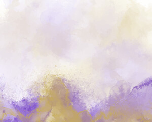 Abstract colorful watercolor for background. Digital art painting.