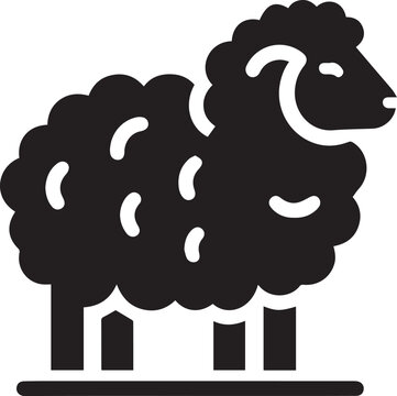 recommend clip art: black and white sheep, sheep vector illustration, sheep silhouette vector, sheep logo vector black icon on white background