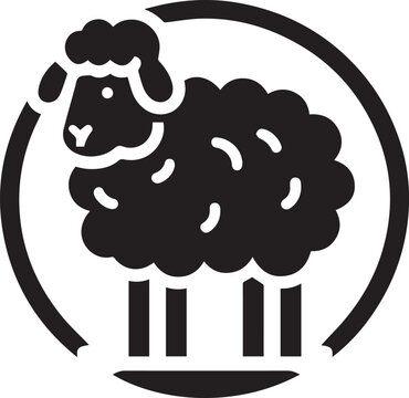 recommend clip art: black and white sheep, sheep vector illustration, sheep silhouette vector, sheep logo vector black icon on white background