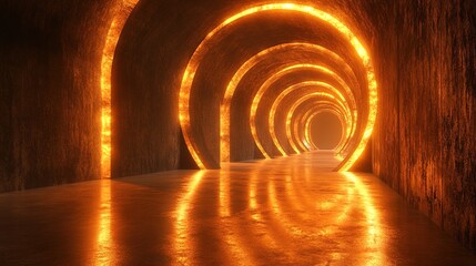 Obraz premium A fantastical quarantine chamber glowing with protective energy shields