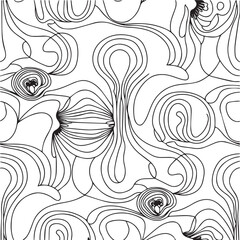 black and white seamless pattern
