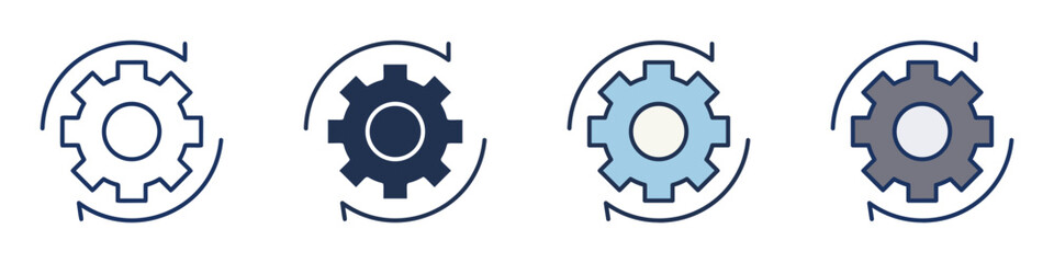 Automation Icons Collection – Multiple Vector Styles Included