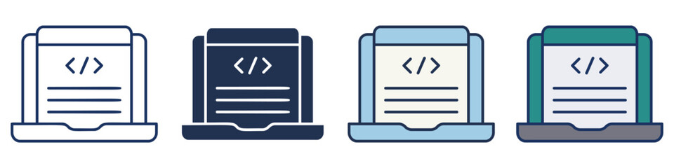 Coding Icons Collection – Multiple Vector Styles Included