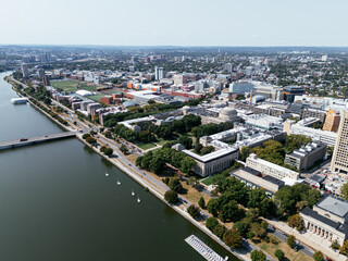Massachusetts Institute of Technology, MIT in the summertime. Massachusetts, Boston, USA.
