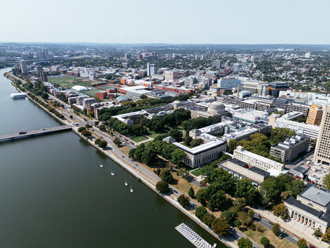 Massachusetts Institute of Technology, MIT in the summertime. Massachusetts, Boston, USA.
