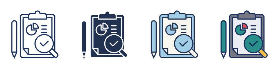 Evaluation Icons Collection – Multiple Vector Styles Included