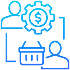 Business To Consumer Icon