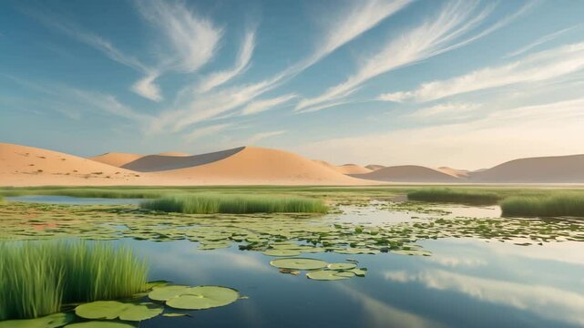 Wetland Reserve is a protected area featuring a unique natural environment characterized by diverse ecosystems, including salt flats and lagoons.