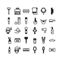  Barbershop related icon-