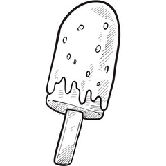 ice cream handdrawn illustration